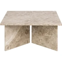 Miramas Soffbord 90x90 cm Lattebrun