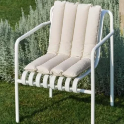 Mjuk Quiltad Dyna Till Palissade För Hög Loungestol, Olivgrön