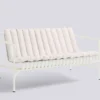 Mjuk Quiltad Dyna Till Palissade För Loungesoffa, Krämvit