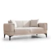 Monaco (170 x 85 x 77 cm) 2-sitssoffa Ecru
