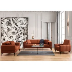 Monaco (170 x 85 x 77 cm) 2-sitssoffa Rio-röd