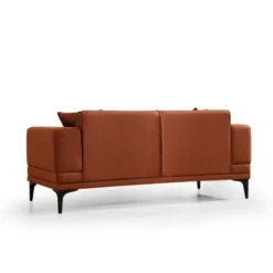 Monaco (170 x 85 x 77 cm) 2-sitssoffa Rio-röd