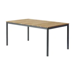 Mood Classic Trädgårdsbord i Teak/Antracit Aluminium 167x100 cm