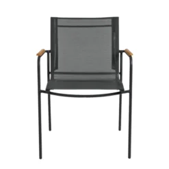 Mood Classic Trädgårdsstol i Teak, Textilene och Antracit Aluminium