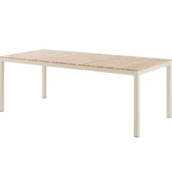 Mood Extreme bord 208x100 cm Sandy Grey/Teak