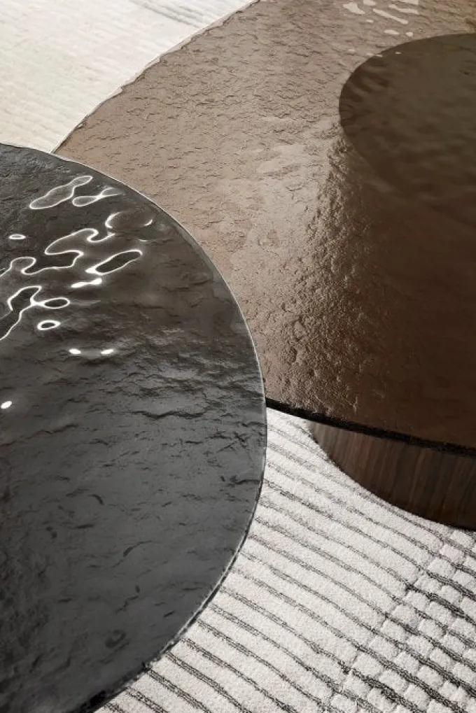 Mushroom Sidobord Glas
