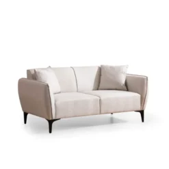 Muskat (160 x 67 x 95 cm) 2-sitssoffa Offwhite
