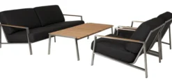 Naos Soffgrupp Rostfritt/Teak