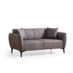 Napoli (160 x 67 x 95 cm) Dark Grey 2-sitssoffa