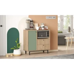Nicosia Sideboard ek / grön