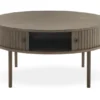 Nilo Soffbord Rund 90 cm Brun Ek