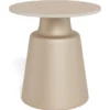 Nimbus Sidobord Keramik Beige 45 cm Runt