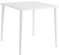 Nimes Bord 78x78 cm Vit