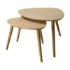 Noble 2-set Stor/Liten Satsbord Bambu