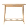 Noble 90x35 cm Avlastningsbord Bambu