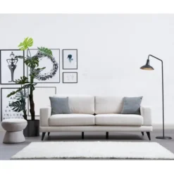 Nordic 3-sits (210 x 90 x 85 cm) Beige 3-sitssoffbädd