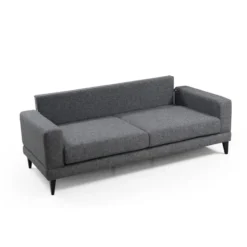 Nordic 3-sits (210 x 90 x 85 cm) Mörkgrå 3-sitssoffbädd