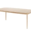 Nordlight Matbord 200-290x105 cm Massiv Vitoljad Ek