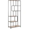 Notting Hill Bokhylla Asymmetrisk 185x77x35 cm Vitpigmenterad