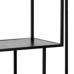 Notting Hill Bokhylla Asymmetrisk 114x77x35 cm Svart Ask
