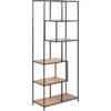 Notting Hill Bokhylla Asymmetrisk 185x77x35 cm Ek