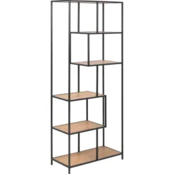 Notting Hill Bokhylla Asymmetrisk 185x77x35 cm Ek
