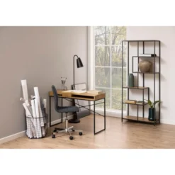 Notting Hill Bokhylla Asymmetrisk 185x77x35 cm Ek