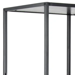Notting Hill Bokhylla Asymmetrisk 185x77x35 cm Svart Ask