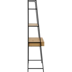 Notting Hill Bokhylla med Låda 174x77x36 cm Ek