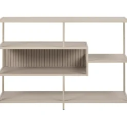 Notting Hill Bokhylla 78x114x35 cm Grå