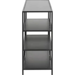 Notting Hill Bokhylla 78x114x35 cm Svart Ask