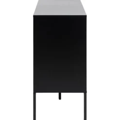 Notting Hill Sideboard 3 lådor 120x40x82 cm Svart/Ek