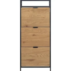 Notting Hill Skoskåp 129x56x30 cm Ek