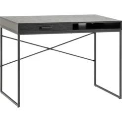 Notting Hill Skrivbord 110x45 cm Svart Ask