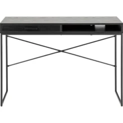 Notting Hill Skrivbord 110x45 cm Svart Ask