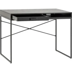 Notting Hill Skrivbord 110x45 cm Svart Ask