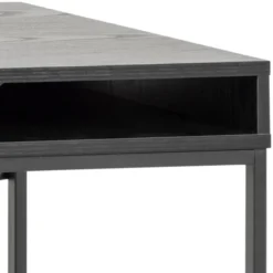 Notting Hill Skrivbord 110x45 cm Svart Ask