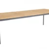 Nox Bord 240x90 cm Grå / Teak