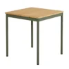 Nox Cafébord Nordic Green/Bambu, 69x69 cm
