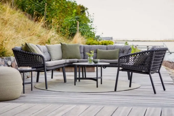 Ocean Modulsoffa Höger Mörkgrå