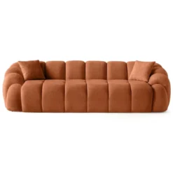 Octavio (268 x 70 x 80 cm) 4-sits soffa Kakelröd