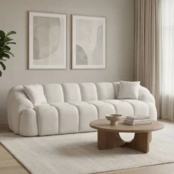 Octavio (268 x 70 x 80 cm) 4-sits soffa Vit