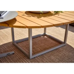 Olive Soffbord 110x80 cm Khaki/Bambu