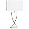 Omega Bordslampa 69 cm Mässing/Vit