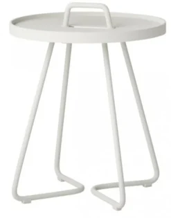 On The Move Sidobord Extra Liten White