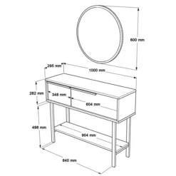 Onyx Side V2 (100 x 76 x 29,5 cm) Sideboard Vit