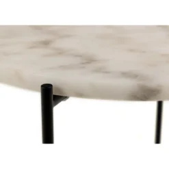 Opera Sidobord 42 cm Vit marmor