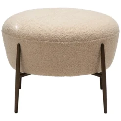 Orbit Fotpall Frosted Almond