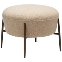 Orbit Fotpall Frosted Almond