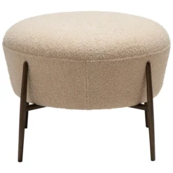 Orbit Fotpall Frosted Almond